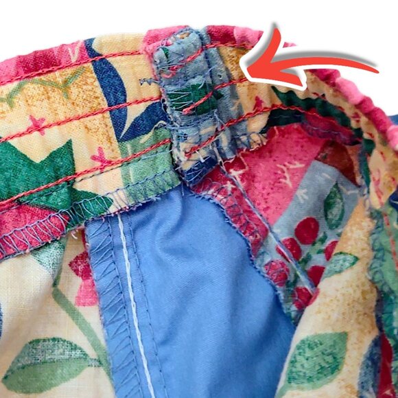 Malco Modes vintage 70's high-waisted paneled tiered floral gypsy circular skirt - Picture 7 of 9